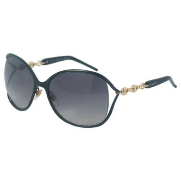Gucci Accessories - Women’s Gucci Chain Black Rose Gold Sunglasses